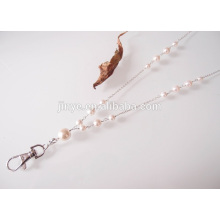 cute pearl crystal lace cord lanyard